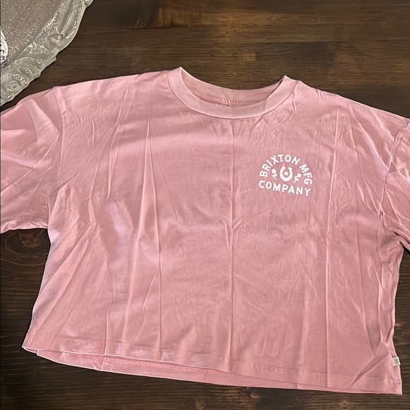 Brixton Tops - Brixton Pink crop tee